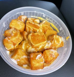 Cheesy fiesta potatoes   at Vegan Van @ Park Hill Kitchens in Denver