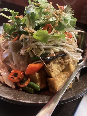 Veg noodles (pad kie maw?)  at White + Wong's in Queenstown