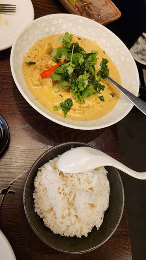 Penang tofu curry at White + Wong's in Queenstown