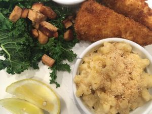 Vegetarian Fried Chicken at The Oneness-Fountain-Heart in Flushing