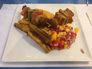 Kebab at The Oneness-Fountain-Heart in Flushing