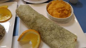 some wrap 
I forgot its name, too>  at The Oneness-Fountain-Heart in Flushing