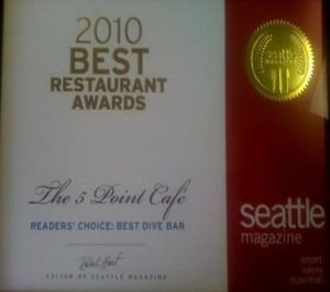  at The 5 Point Cafe in Seattle
