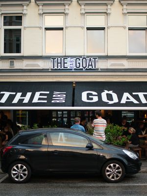 A fixture in St Pauli, the Detlev-Bremer-Straß is where you will find us...and you can't miss our canopy out front! at The Baby Goat Barn in Hamburg
