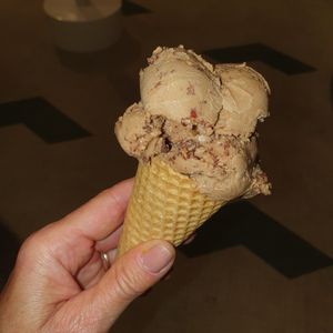 Icecream praliné flavour by #Veganista at VIE - The Lala / Veganista - T1-C in Vienna
