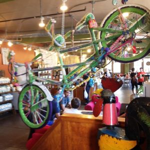 Bike Cozy decor at Coffee Emporium at Coffee Emporium in Cincinnati