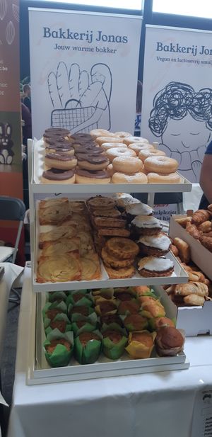 Vegan Summer Fest stand at Bakkerij Jonas in Ghent