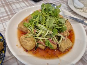 Thai style tofu at Muzi T@Veggie 木子坊 in Perak