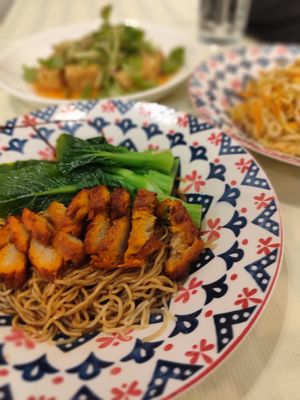 Dried noodles at Muzi T@Veggie 木子坊 in Perak