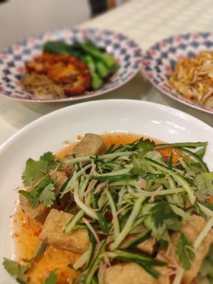 Thai style toufu at Muzi T@Veggie 木子坊 in Perak