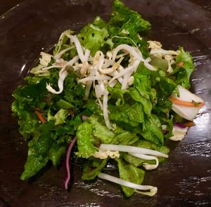 Black sesame salad at Zen Forrest in New Port Richey