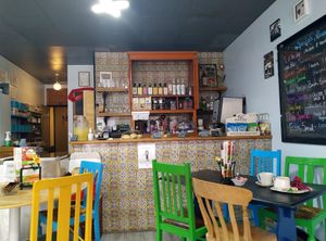 Inside Nice and Naughty cafe and bistro at The Bistro Bar & Kitchen from Nice & Naughty in Market Rasen