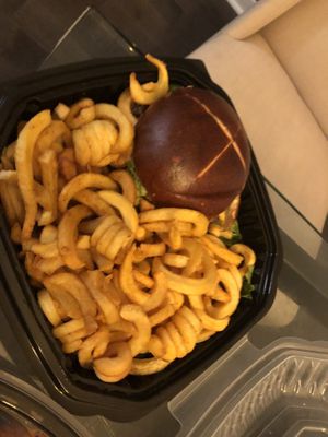Vegan New Mexico burger deluxe ( buy one get one free)   at Pink's Vegan Diner - Cloud Kitchen in Merrick