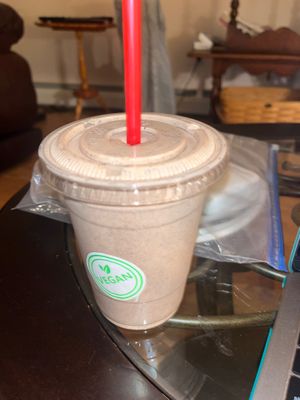 Oreo peanut butter shake  at Pink's Vegan Diner - Cloud Kitchen in Merrick