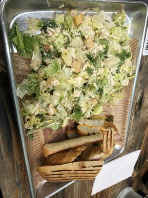 Vegan Cuban Chick’n Panini
	•	Vegan Caesar Salad (+$6.00)
	•	No Mustard  at Pink's Vegan Diner - Cloud Kitchen in Merrick