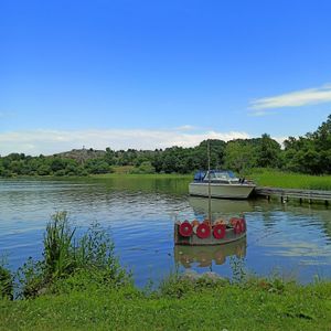 View outside the patio at Särimner Restaurant in Adelso
