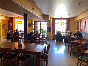 backroom dining area at Old Town Red Rooster Cafe in Cottonwood
