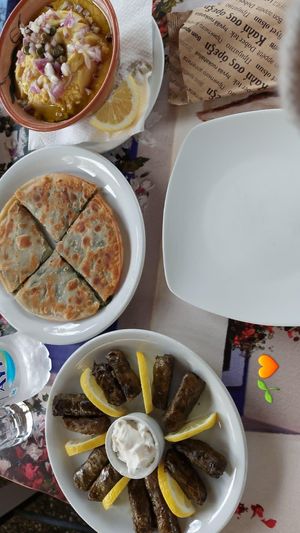 Vegan options at Art & Taste in Rhodes