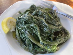 Boiled greens    at Art & Taste in Rhodes