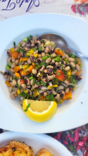 Black eyed pea salad at Art & Taste in Rhodes