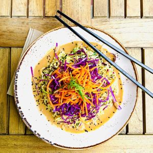   at Life Alive Organic Cafe in Cambridge