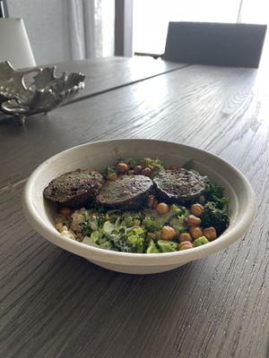 Falafel bowl  at Life Alive Organic Cafe in Cambridge