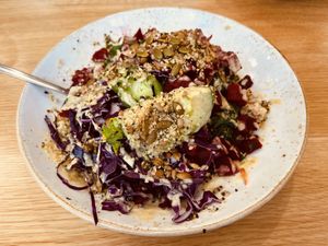 buddha bowl!  at Life Alive Organic Cafe in Cambridge