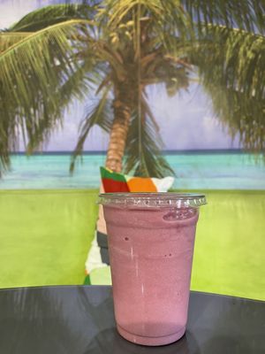 Berry, Berry Good Smoothie with vegan pea protein   at The Healthy Food Cafe in Indianapolis