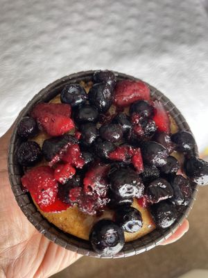 Berry Cheesecake- I did not like it  at The Healthy Food Cafe in Indianapolis