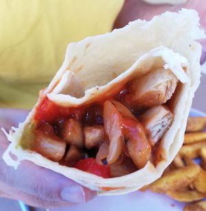 Heüra burrito at Lo Refugi Gastrobar in Cornudella De Montsant