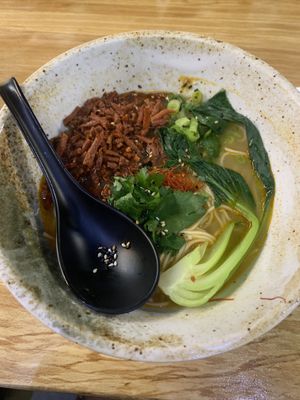vegan tan tan ramen   at Ikigai Ramen in Edinburgh