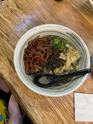 Fauxkotsu (vegan tonkotsu)   at Ikigai Ramen in Edinburgh