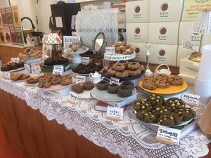 Look at all those options! at Sweet Cookies 꿀넹 쿠키 in Seoul