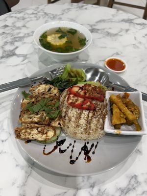 Chicken Rice  at Green Gourmet in Central Singapore