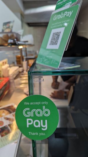 Only grabpay for payment at Green Gourmet in Central Singapore