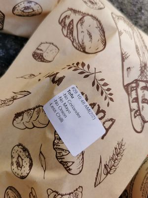 Tofu Banh Mi ohne Mayo = vegan und super lecker!! at Anna's Banh Mi Co in West End