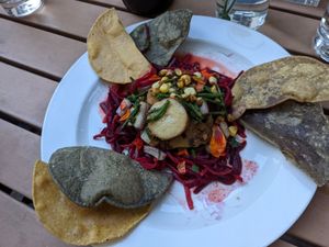 King Trumpet Ceviche at Jardin in Madison