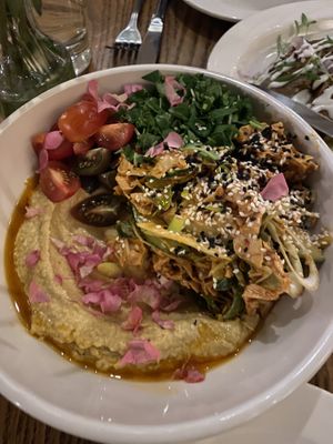 Yuba Salad - massive portion and incredibly tasty   at Jardin in Madison