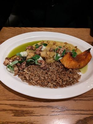 Three sisters entree at Jardin in Madison