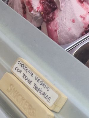 chocolate vegano at Amor-Acuyá Gelato in Medellin