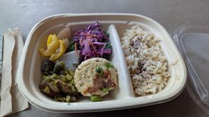 Vegan bento box of the day. The tsukemono was fabulous! at Ni Japanese Delicacies in New York City