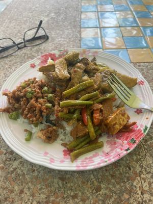 Great selection and includes Thai-style spice  at Mae Orathai Vegetarian in Phuket