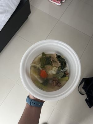 Soup  at Mae Orathai Vegetarian in Phuket