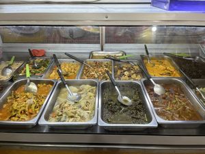 So much choice   at Mae Orathai Vegetarian in Phuket