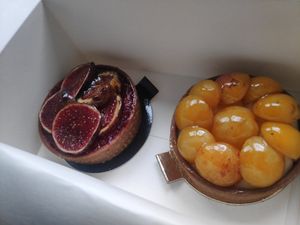 Tartelette à la figue, Tartelette à la mirabelle at Octopus in Brest