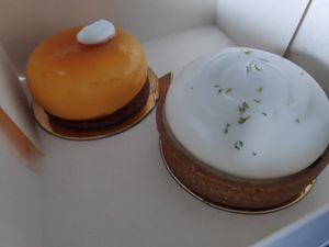 Tartelette au calisson, Tartelette au citron at Octopus in Brest