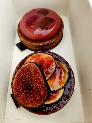 Fig tartlet at Octopus in Brest