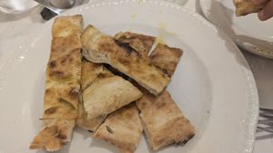 Bread sticks that came to the table...in addition to fresh bread loaf at Ristorante Zi Ntonio in Sorrento