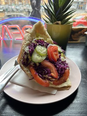 Gyros pita  at Vleischerei - Konieczny in Leipzig