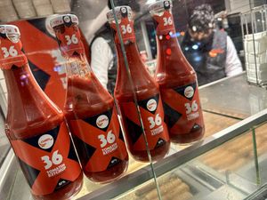 ketchup  at Curry 36 - Hardenbergplatz in Berlin